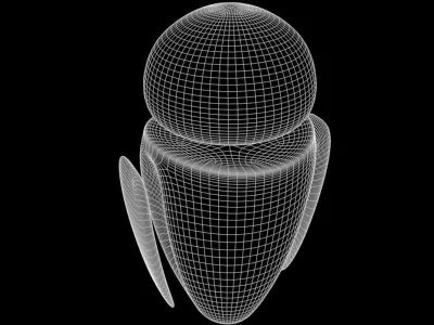 Eve From Wall-E 3D model