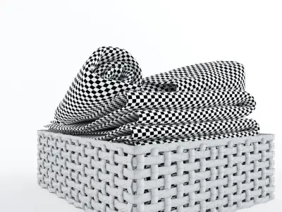 Towels detailed corona  3D model