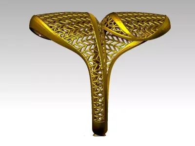 BEAUTIFUL LIGHT WEIGHT RING READY TO PRINT 3D print model