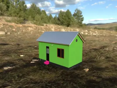 small house 3D model 3