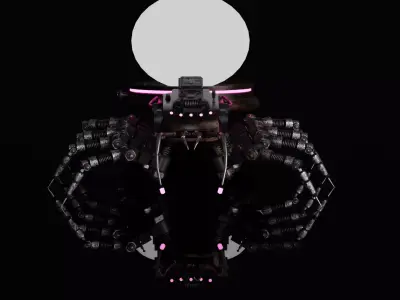 Sci-Fi Steampunk Tarantula 3D model