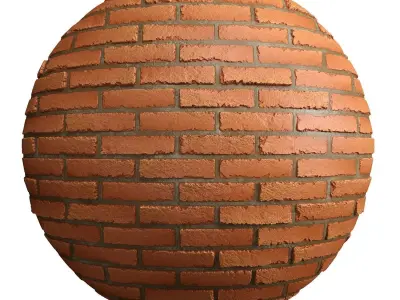 Materials 11- Brick Tiles PBR in 4 Patterns Texture