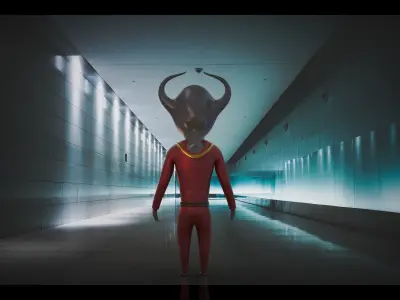  Alien Friendly 3D model