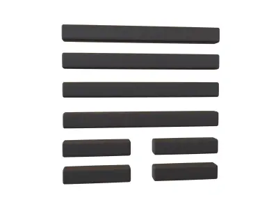 I Ching Hexagrams 33 dun v1 001 Low-poly 3D model