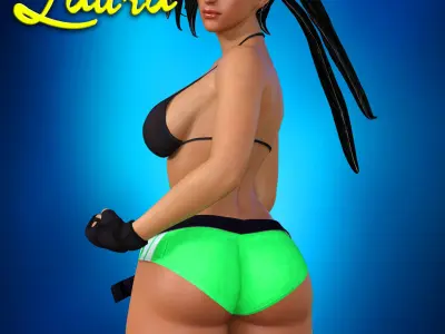 Laura for G8F 3D model