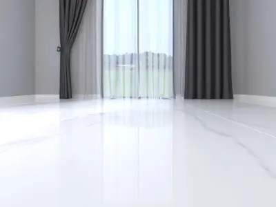 Marble Floor Afyon White 240x120 set 3 Texture