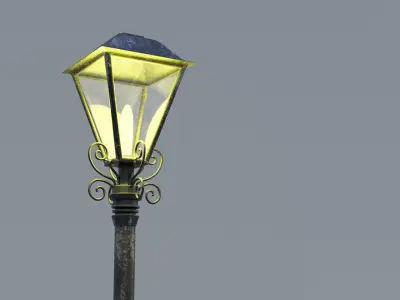 Street light 3d Model 3D model 5