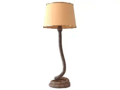 Corner Snake Lamp 3D model