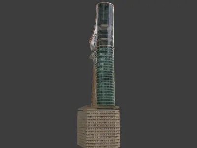 Avengers tony stark tower 3D model