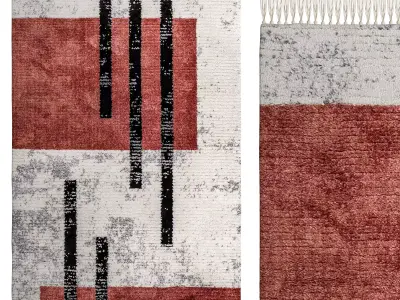 Modo Shapes Rug 3D model