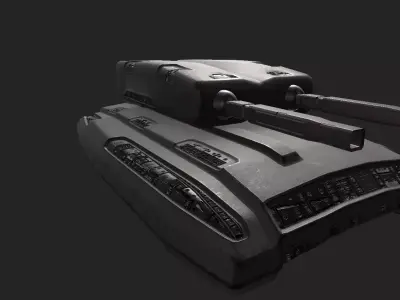 Scifi Tank 3D model