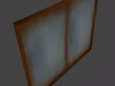 3 High Poly Doors and Textured 3D Models Low-poly 3D model