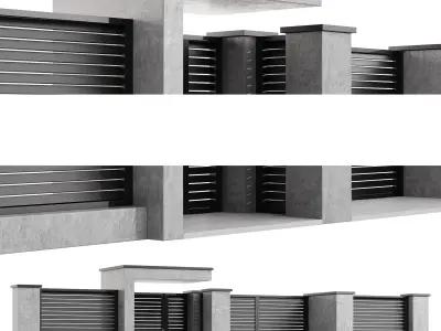 Fencing 19 3D model