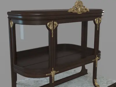 Antique Cabinet 3D model