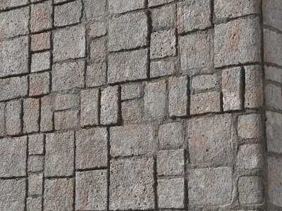 Brick Wall PBR Material 05 Texture
