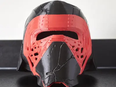 Star Wars Kylo Ren Reforged Version 3D Helmet  Files 3D print model