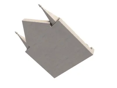 Gothic Windows 3D model