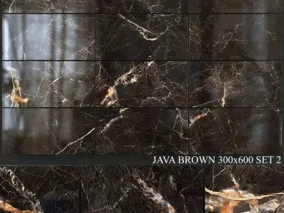 Yurtbay Seramik Java Brown 300x600 Set 2 3D model