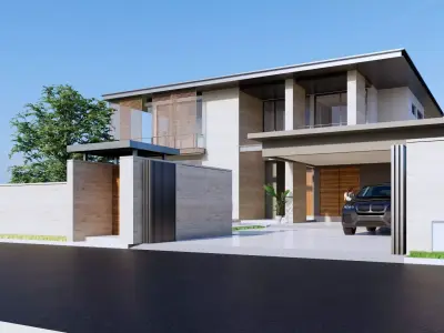 Contemporary Villa 3D model