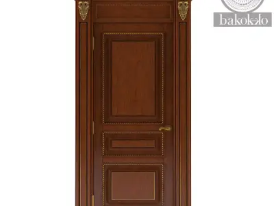 wood door Bakokko 3D model