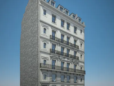 Old Building V 3D model