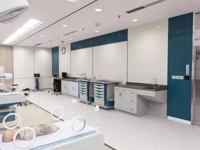 Medical Spaces-NICU Ward 3D model