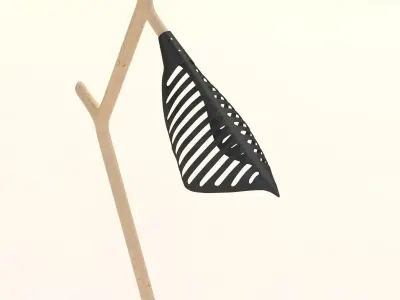  Leaf Floor Lamp 3D model