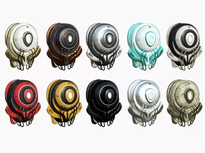 10 SciFi Backpack D Collection - Fashion Character Design