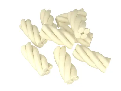 Marshmallows V2 005 Low-poly 3D model