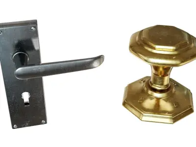 Door Handle 3D Model Set 3D model