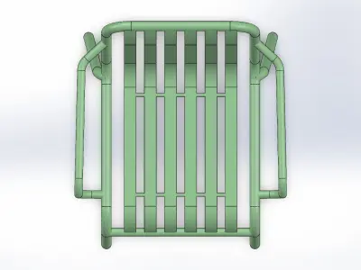 armchair 3D model 5