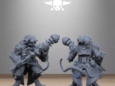 Corrupted Guard Raticus 3D print model