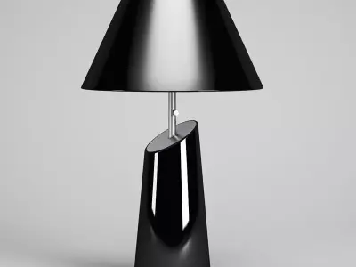 Black Desk Lamp 50 3D model