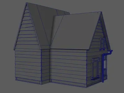 House from the Disney movie Up Low-poly 3D model