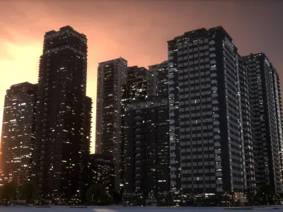 City Block Type B11 3D model