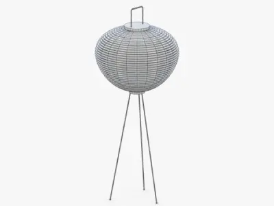 1457 - Floor Lamp Low-poly 3D model