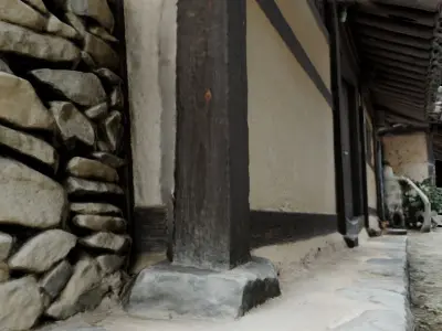 Korean Traditional House Hanok 3D model