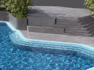SWIMMING POOL NO120 A 3D model
