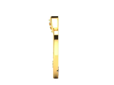 Women Solitaire Pendants 3dm STL OBJ FBX Render Details 3D print model