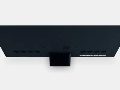 85 Samsung QE85QN900C Low-poly 3D model