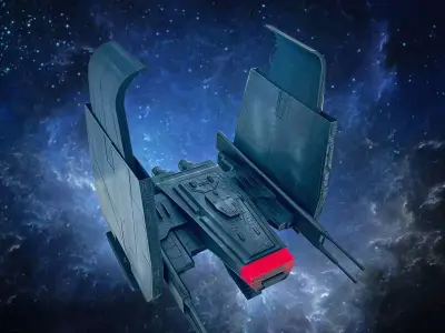 Kylo Ren Command Shuttle 3D print model