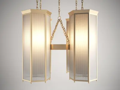 Four Seasons Surf Club Joseph Dirand Lamp Free 3D model