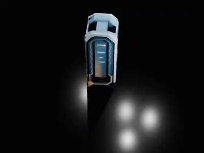 Modern Architectural Building Low-poly 3D model