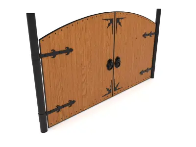 VILLA GATE MODERN 3D model