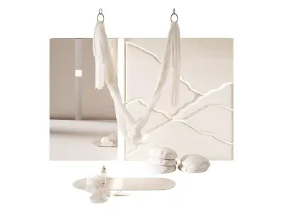 Yoga hammock 3D model