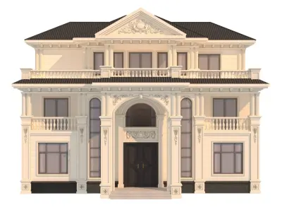 architecture luxury villa  3D model