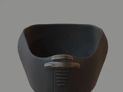 Gas mask helmet 3d model scifi Low-poly  Low-poly 3D model