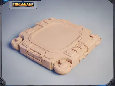 Base SciFi 01 3D print model