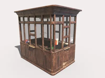 Ticket Booth  3D model