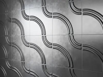 3D panels Karlstad 3D model